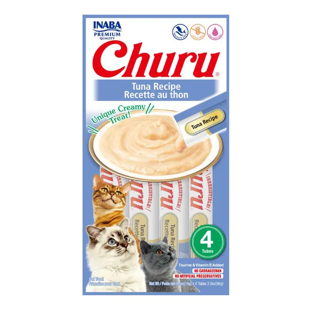 Churu Snack Cremoso Para Gatos, Atun