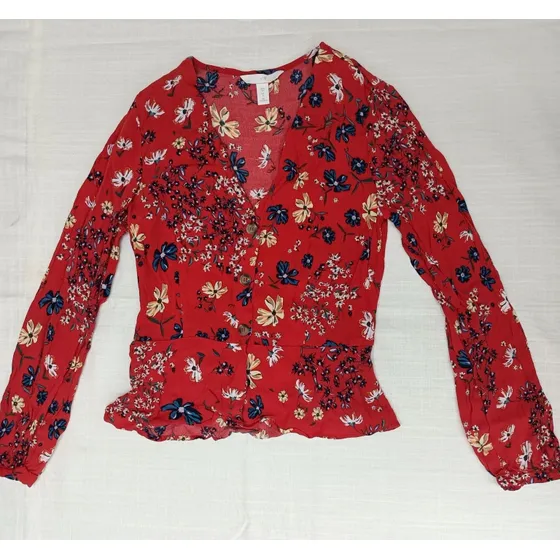 Blusa Manga Larga H & M Talla Usa 4 