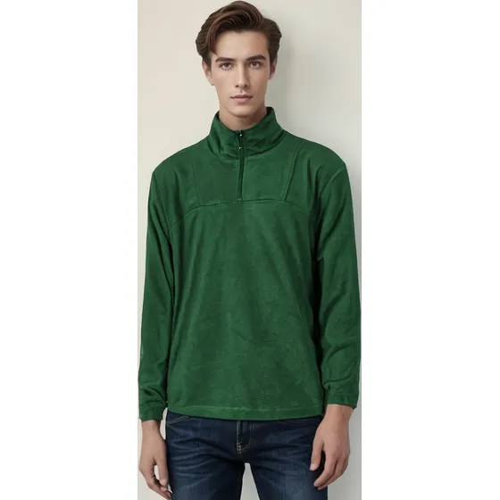 Buzo Polar Unisex Abrigo Verde - Mundo Trabajo