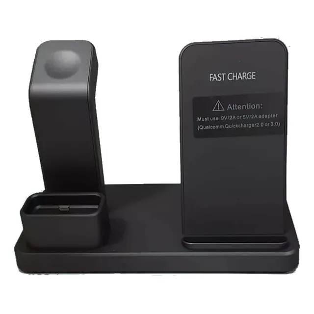 Cargador Inalambrico Stand 3 En 1 