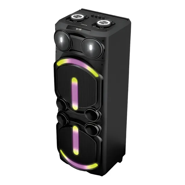 Torre De Sonido Philips Tax5708 Luces 400w Color Negro