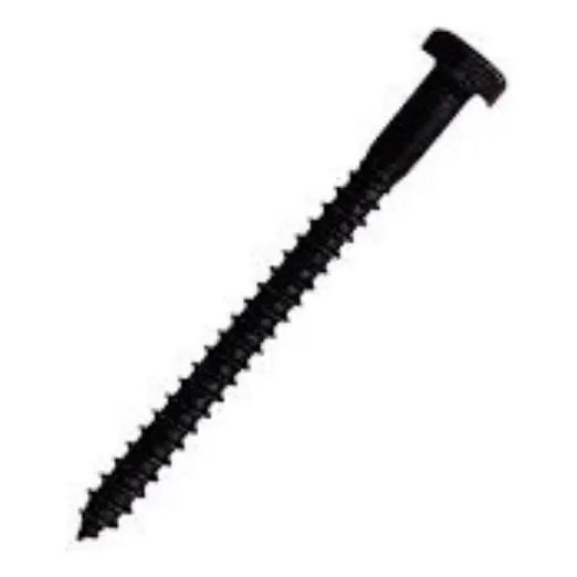 Tirafondo Cabeza Hex. Pavonado De 1/4 X 3 1/2 - 100 Und
