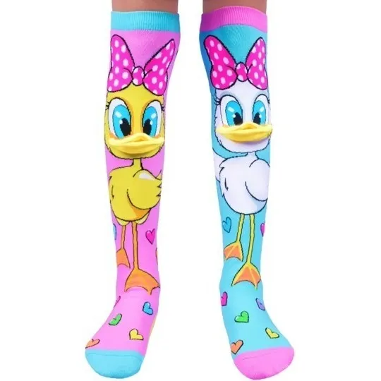 Calcetines De Pato Fluffy Para Niñas