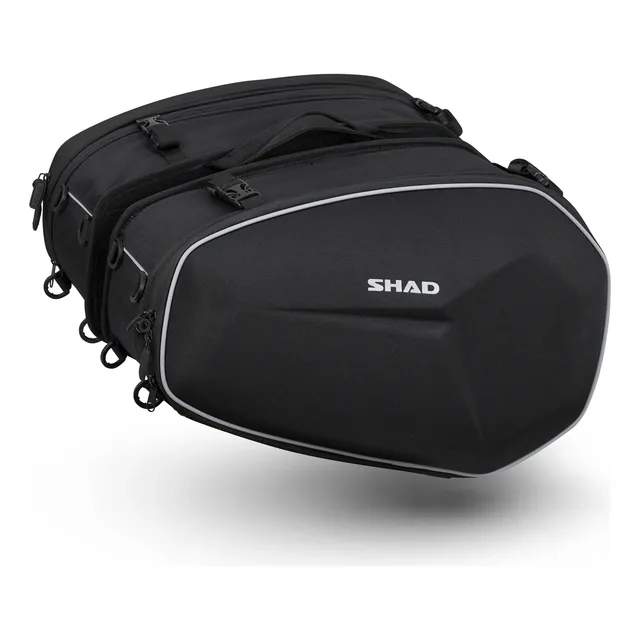 Alforjas Shad E48 Semirrigidas 58l Expandibles Rpm
