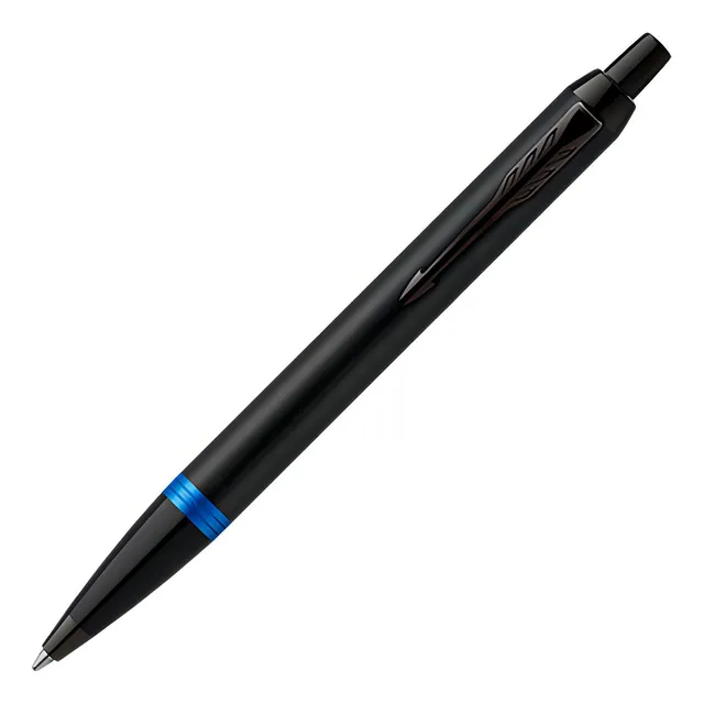 Bolígrafo Esfero Parker IM Professionals Vibrant Rings Unidad Color De La Tinta Negro Color Del Exterior Azul