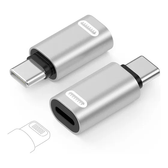 Adaptador Lightning Hembra Usb C A Macho Para iPhone...