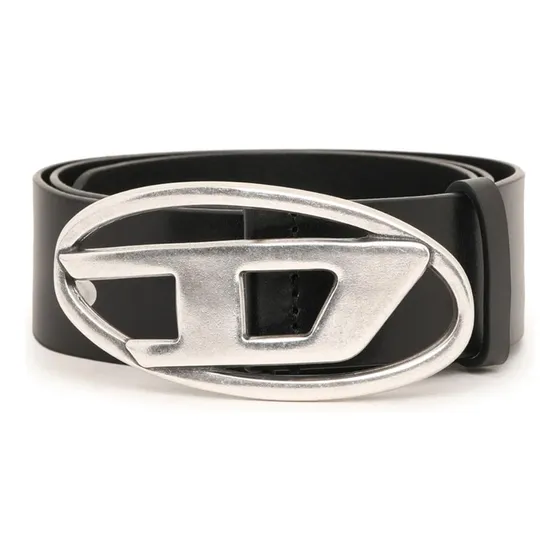 Cinturón De Piel Oval D Logo B-1dr Con Hebilla