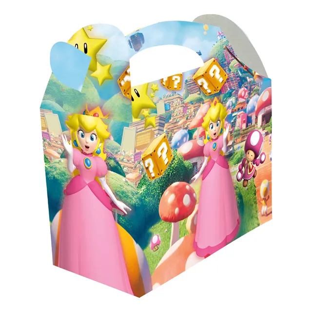 Cajas Sorpresa Temática Princesa Peach Para Cumpleaños