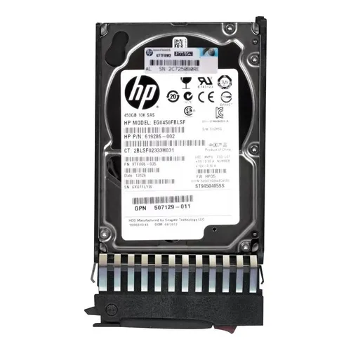Hd Sas 450gb 2.5 Eg0450fblsf 6g 10k 2.5 Dp Sas 619286-002 St9450405ss 581310-001 653956-001 652572-s21 652572-b21