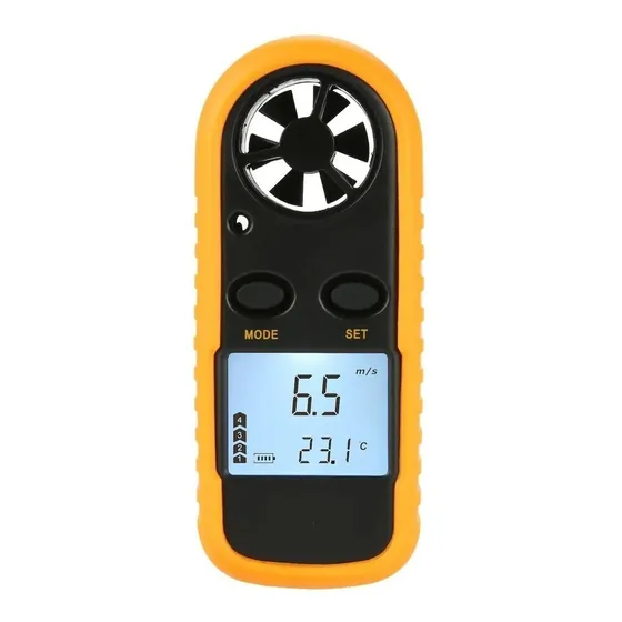 Anemómetro Digital Alta Clase Velocidad Del Viento 