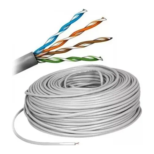 Caja De Cable Utp Cat.6 Aleacion Para Interior 305m Wiretech