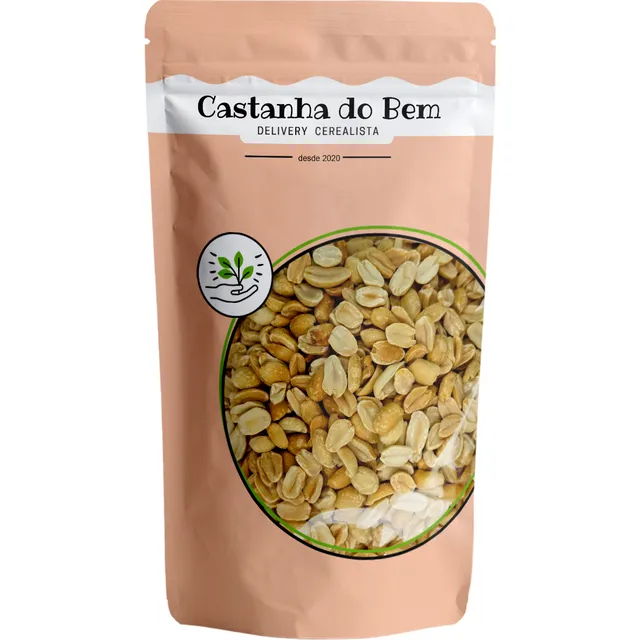 Amendoim Torrado 1kg Sem Pele