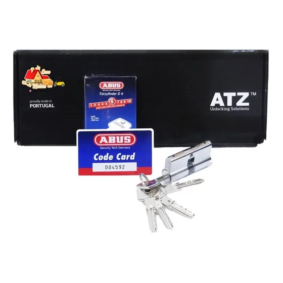 Cilindro De Seguridad Abus Cerradura Embutir 60mm