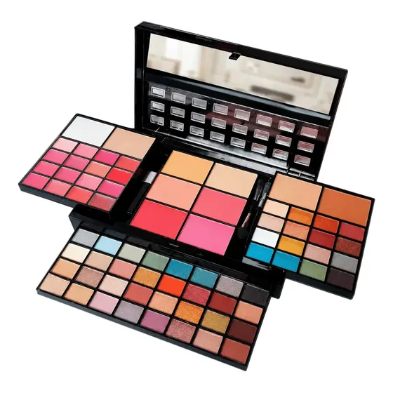 Set Maquillaje Completo 74 Colores Paleta De Sombras