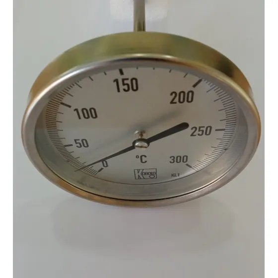 Termómetro Dial 4  Largo De 14cm (0 - 300°c) Marca Kobold