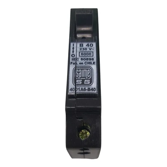 Automático Monofásico Curva B 40a 230v 6ka Saime