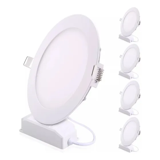 Panel Led 12w Incrustar Luz Blanca Redondo