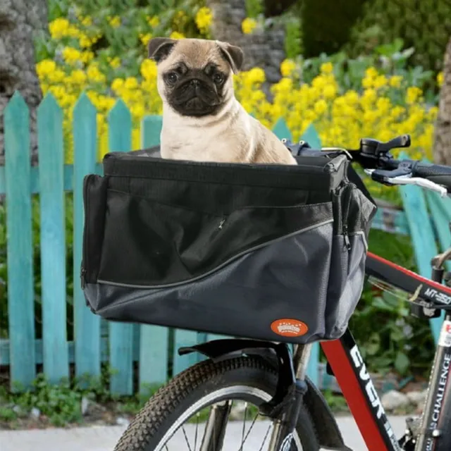 Pawise Dog Bicycle Bag Cesta Para Pasear Perros En Bicicleta