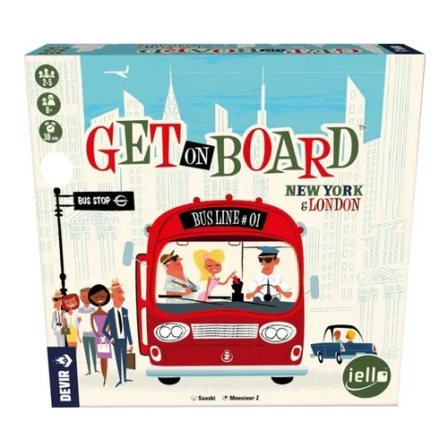 Juego De Mesa - Get On Board: New York & London - Esp