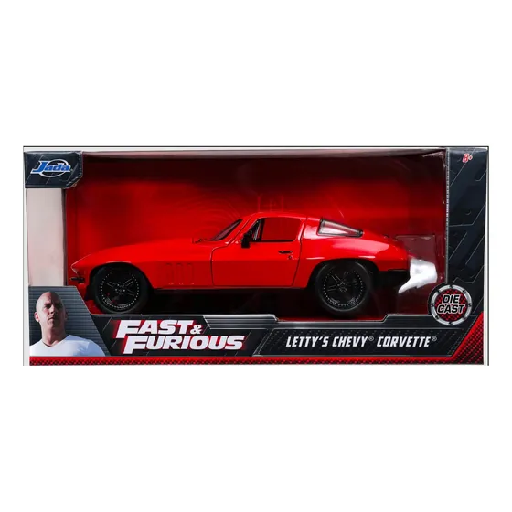 Chevrolet Corvette Letty Rapidos Y Furiosos Escala 124 Metal