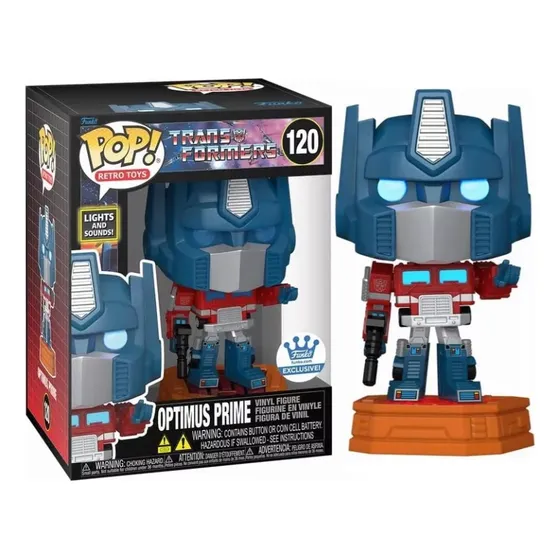 Optimus Prime Funko Pop Transformers 120 Luces Y Sonidos