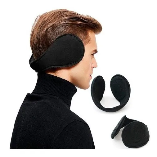 Aquecedor Protetor De Orelha/ouvido Térmico Earmuff Preto