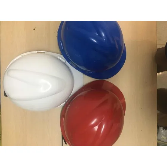 Cascos De Seguridad Rojo,blanco Y Azul