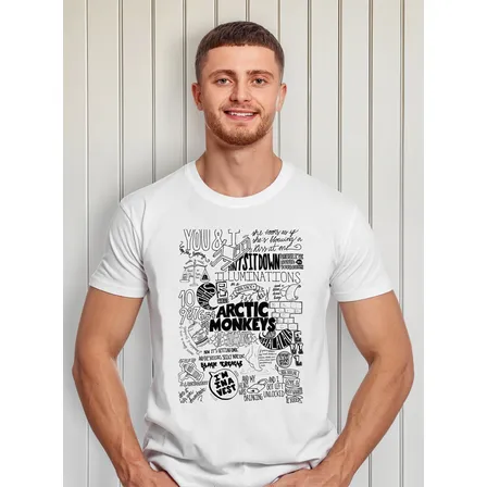 Polera Arctic Monkeys Poster Rock Abominatron