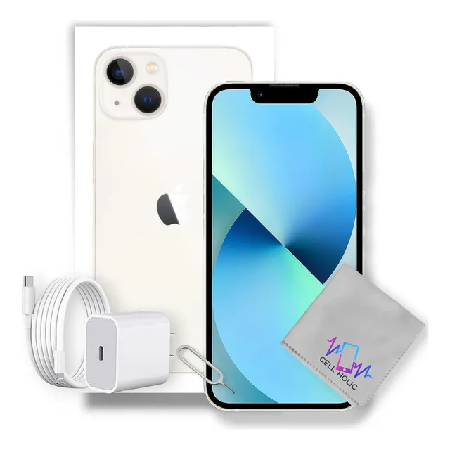 Apple Iphone 13 Mini (128 Gb) - Blanco Con Caja Original Blanco (Reacondicionado)