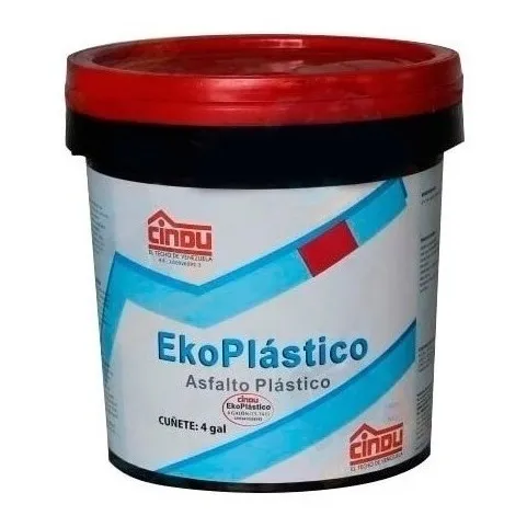 Asfalto Plastico Cuñete Cindu Ekoplastico Para Teja Y Manto 