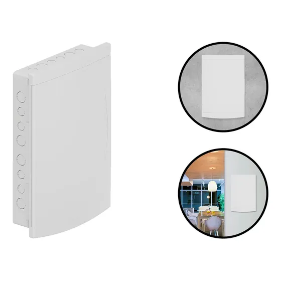 Quadro Distribuição 27/36 Disjuntores Embutir C/ Barramento