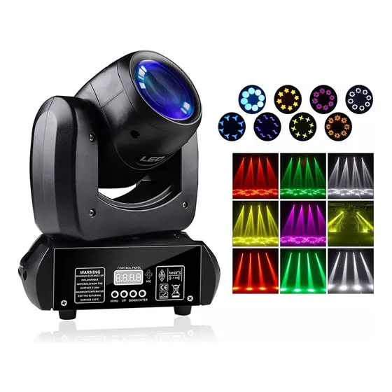 100w Moving Head Led Beam  Rgbw Prisma E Gobo Giratório Dmx