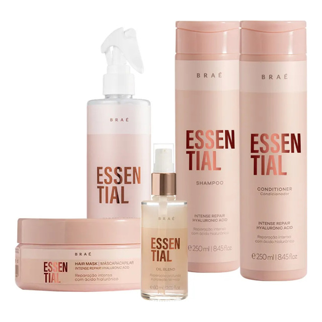 Kit Braé Essential Sh+condmáscara Leave-in E Ampola Capilar Kit Braé Essential Sh+condmáscara Leave-in E Ampola Capilar