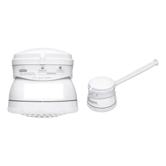 Regadera Electrica Rotoplas 3 Tempos Con Brazo 5000w Ecolog.