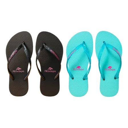 Kit 2 Pares Chinelo Feminino Verão Casual Confortável Leve