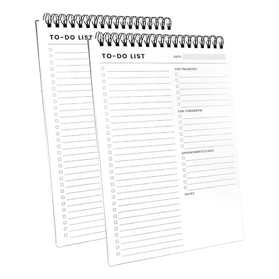 Agenda Planeador Organizador Bloc Nota To Do List (set De 2)