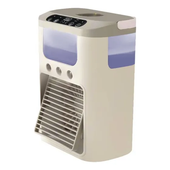 Ventilador Portatil Con Luz Led