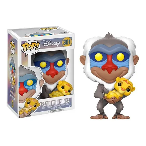 ¡Papá! Funko Rei Leao Rafiki con Simba