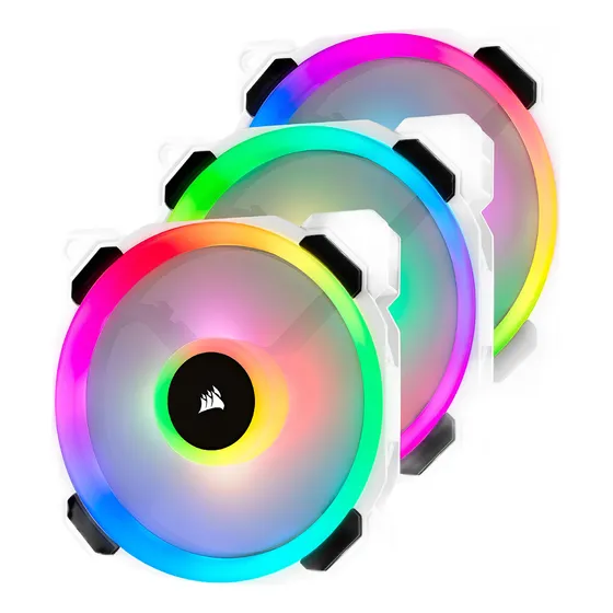 Fan Corsair Ll120 Rgb 120mm 3 Fan Pack Con Lighting Node Pro