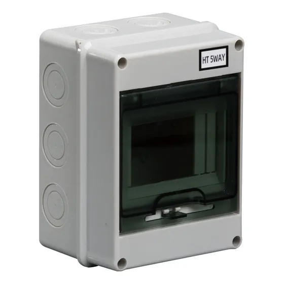 Caja Gabinete 5 Pastillas Ip65 Interperie Centro Carga Riel