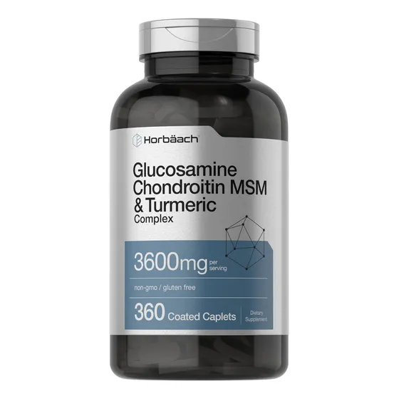 Suplemento Horbäach Glucosamina Condroitina Msm 360 Cápsulas