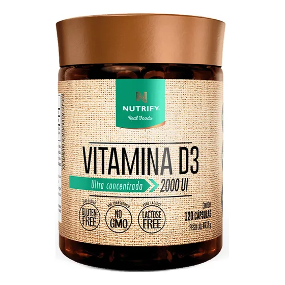 Nutrify - DHA 1000 - Suplemento de Ácidos Graxos Ômega 3 - Saúde Cardiovascular e Cerebral - 120 Cápsulas