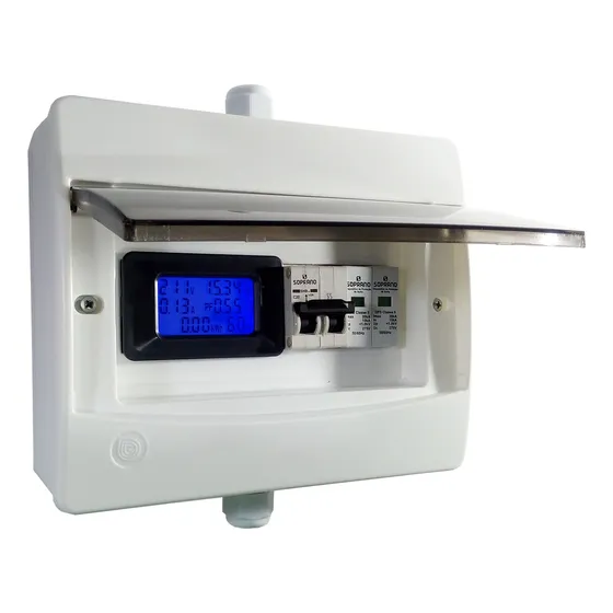 Stringbox Solar 20a P/ Microinversor C/ Medidor 6x1 Montada