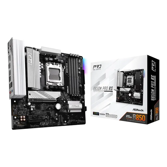 Motherboard Asrock B850m Pro Rs Amd B850 Amd Am5 Matx