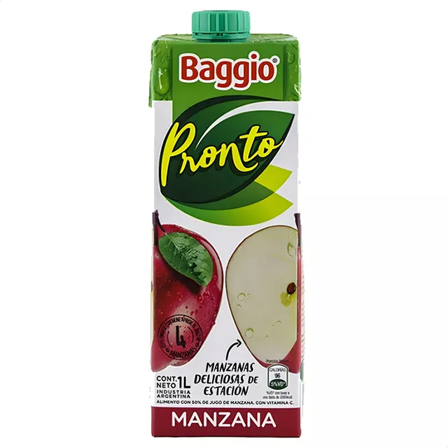 Jugo De Manzana Roja Baggio 1 L