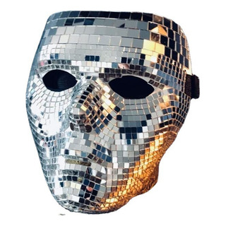 Máscara De Espelho Disco Ball Glitter Fashion Niche Unique Máscara De Espelho Disco Ball Glitter Fashion Niche Unique