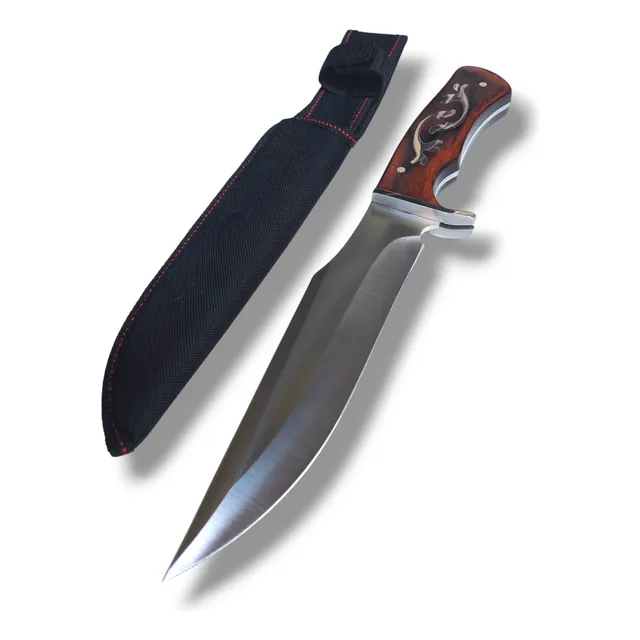 Cuchillo Bushcraft Full Tang Goldfinch Mango Madera 32cm 20