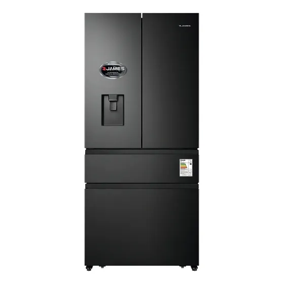 Refrigerador -heladera James Inverter French Door 421l Rj455 Color Negro