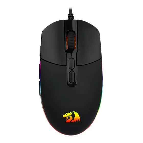 Mouse Gamer Redragon Invader M719 Negro Rgb 