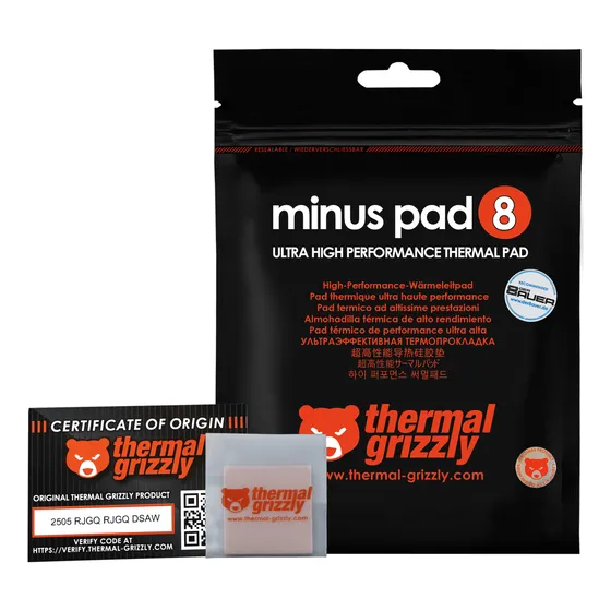 Pad Termico Grizzly Minus Pad Tg-mp8-30-30-20-1r Rosa Chicle